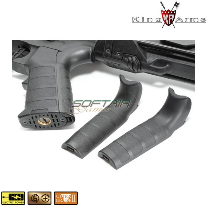 Fucile Elettrico Pdw 9mm Sbr Shorty Black & Red King Arms (ka-ag-229-br)