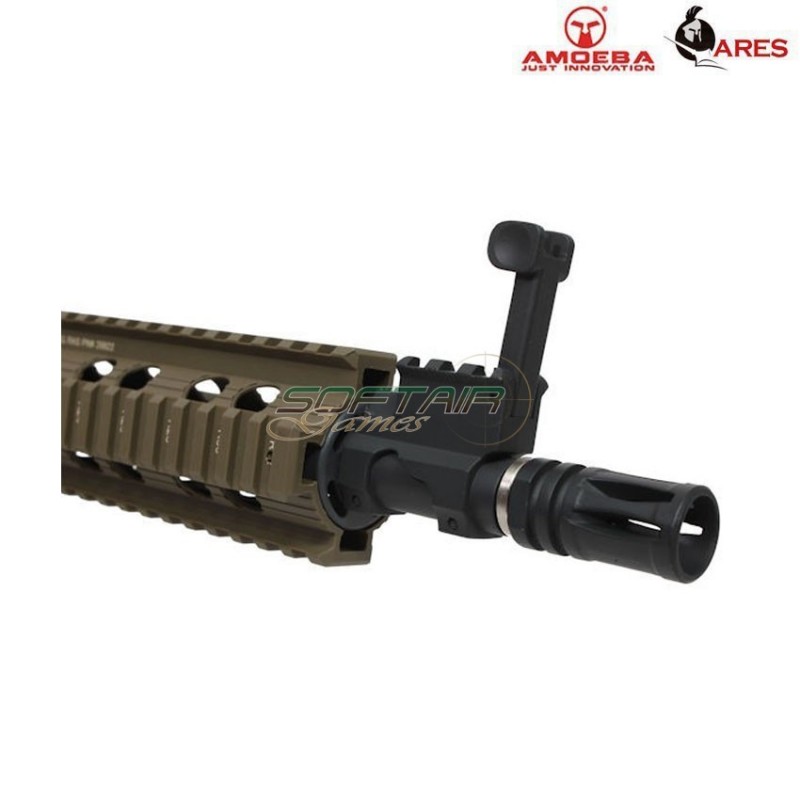 Electric Rifle Efcs Cg-002 W/speed Trigger Dark Earth Assault Rifle Ares Amoeba (ar-am8t)