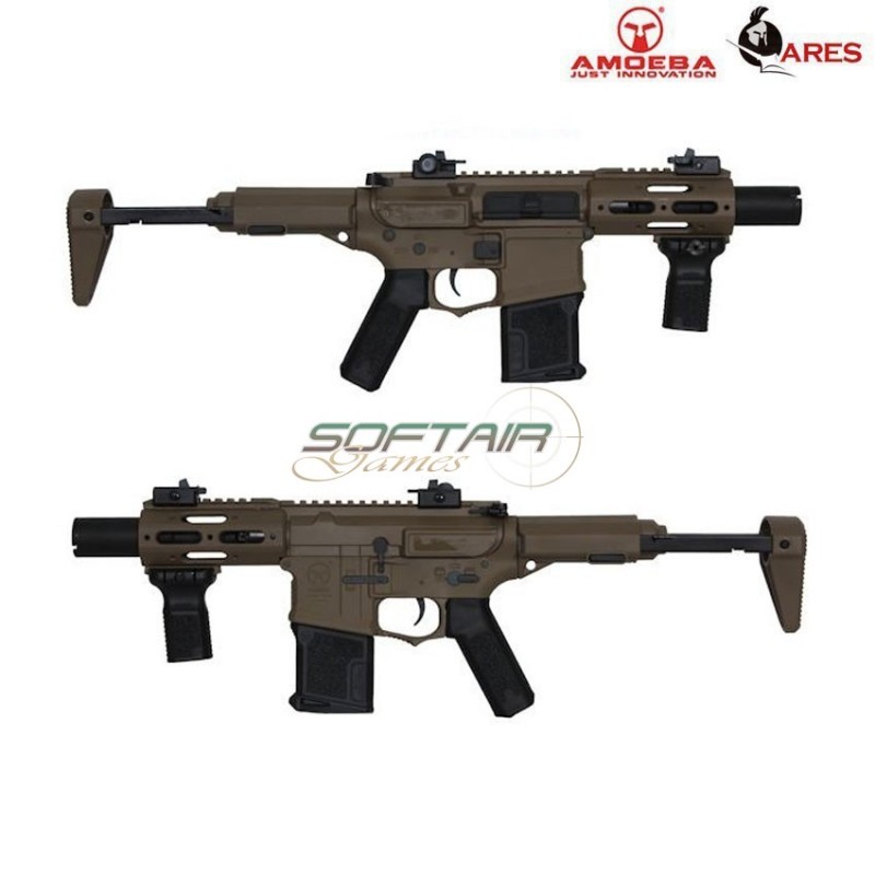 Fucile Elettrico Efcs Am-015 Dark Earth Stubby Mre Micro Cqb Ares Amoeba (ares-am-015-de)