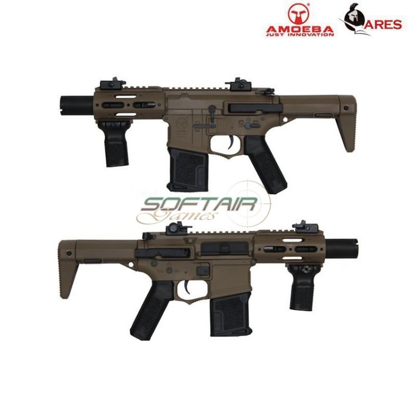 Fucile Elettrico Efcs Am-015 Dark Earth Stubby Mre Micro Cqb Ares Amoeba (ares-am-015-de)