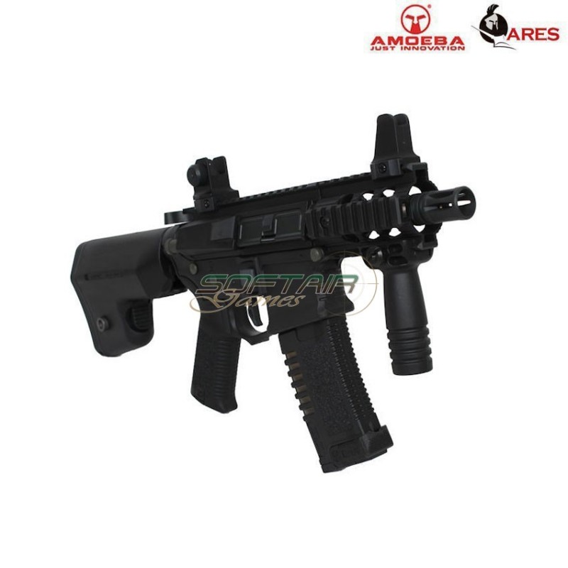 Electric Rifle Efcs Cg-001 W/speed Trigger Black Assault Rifle Ares Amoeba (ar-am7b)