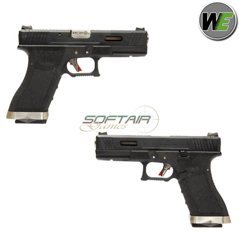 Gas Pistol G17 E Force Black Blowback Black/silver We (we-22274)