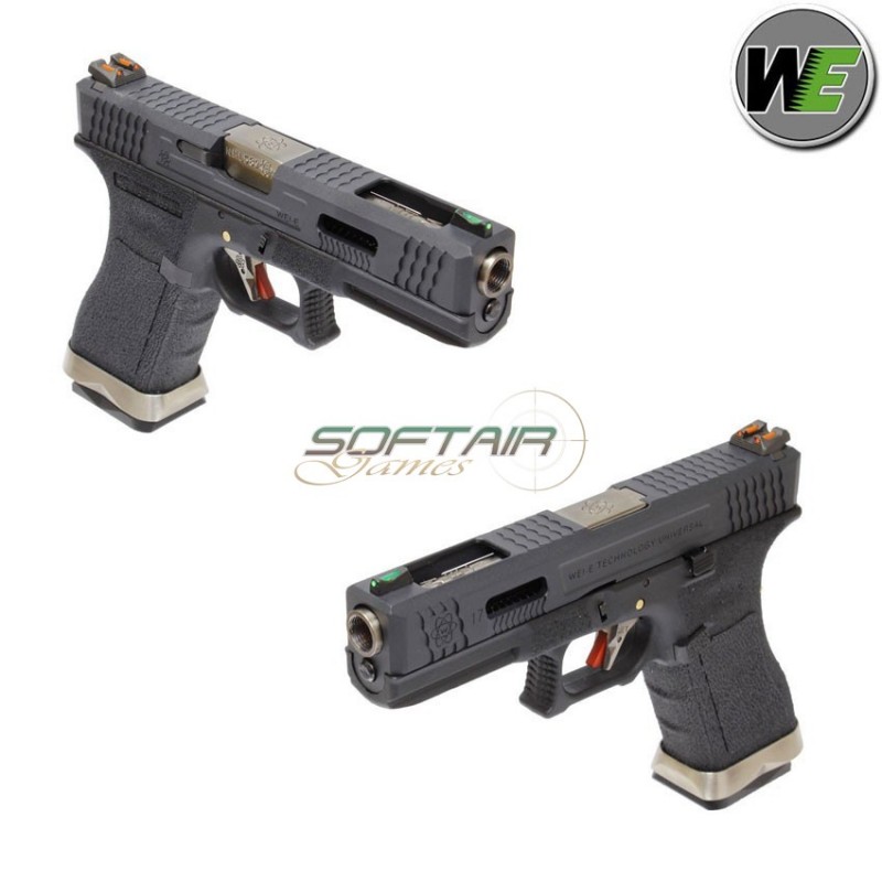 Pistola Gas G17 E Force Black Scarellante Black/silver We (we-22274)