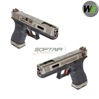 Gas Pistol G18 E Force Black Blowback Silver/silver We (we-22279)
