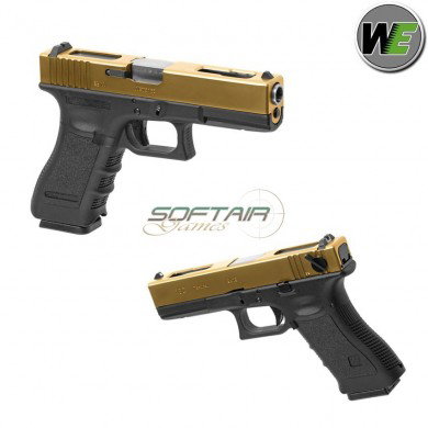Gas Gbb Pistol G18 Gen.3 Gold Slide We (we-22284)