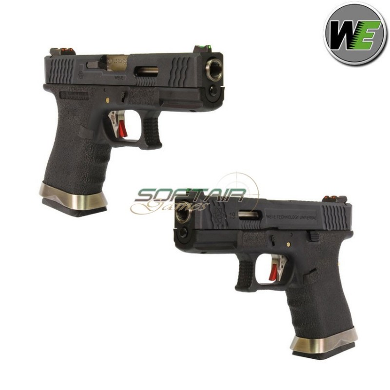 Gas Pistol G19 E Force Black Blowback Black/silver We (we-22280)