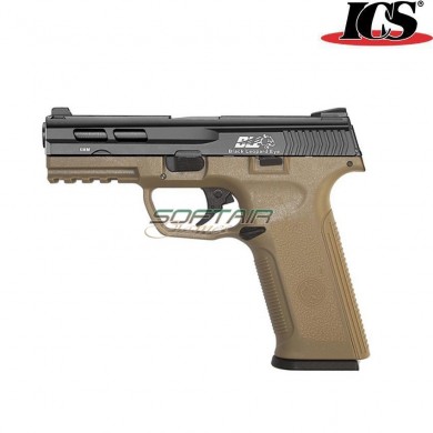 Gas Gbb Pistol Ble-xae Tan/black Ics (ics-23972)