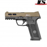 Gas Gbb Pistol Ble-xae Black/tan Ics (ics-23974)