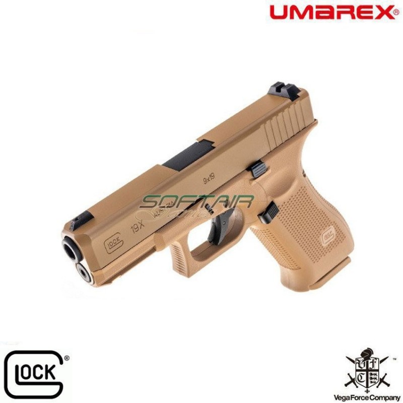 Pistola A Gas Gbb Glock 19x Fde Vfc Umarex (um-2.6459)
