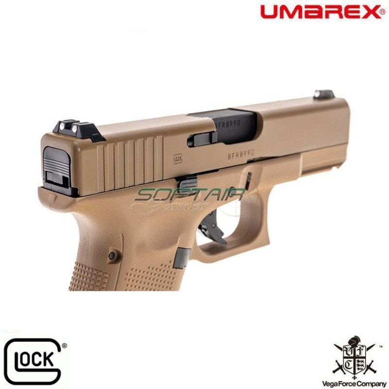 Pistola A Gas Gbb Glock 19x Fde Vfc Umarex (um-2.6459)