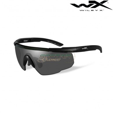 Occhiale Saber Advenced Lente Smoke & Telaio Nero Opaco Wiley X (wix-wx-302)