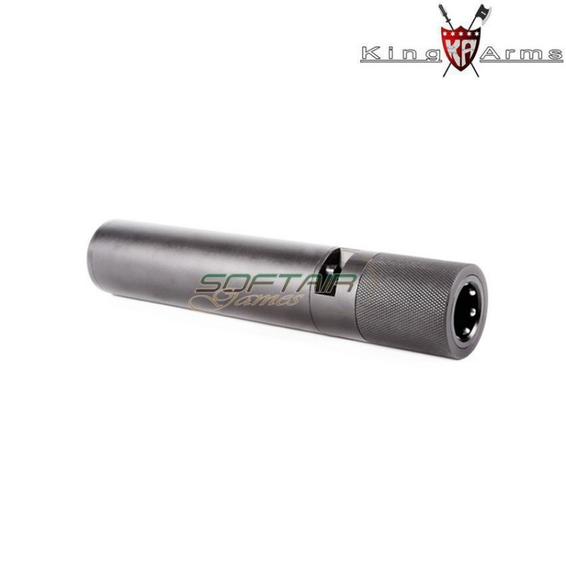 Tracer Silencer Qd Mock Black Navy Seals King Arms (ka-sil-83-01-bk)