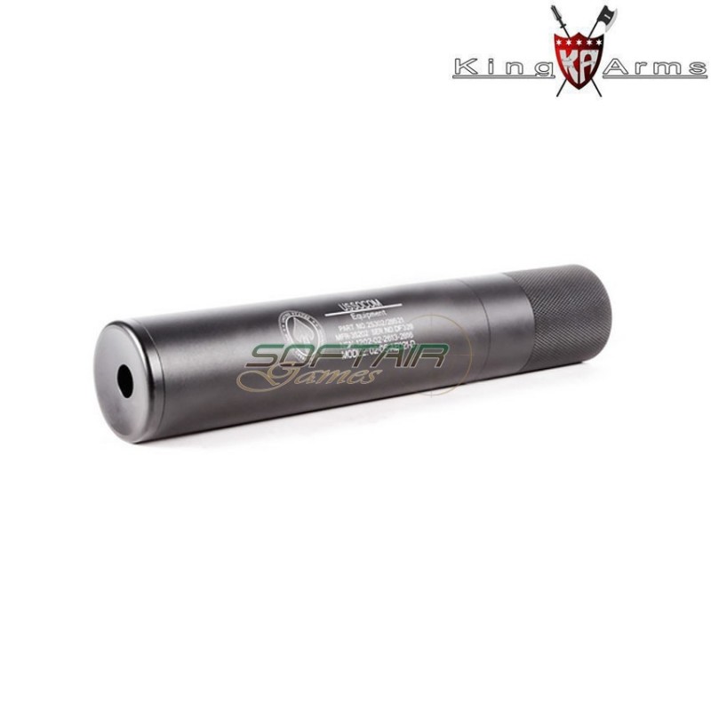 Tracer Silencer Qd Mock Black Us Socom King Arms (ka-sil-83-02-bk)
