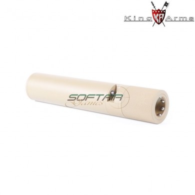 Tracer Silencer Qd Mock Dark Earth Navy Seals King Arms (ka-sil-83-01-de)