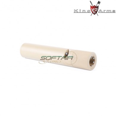 Silenziatore Tracciante Qd Mock Dark Earth Us Socom King Arms (ka-sil-83-02-de)