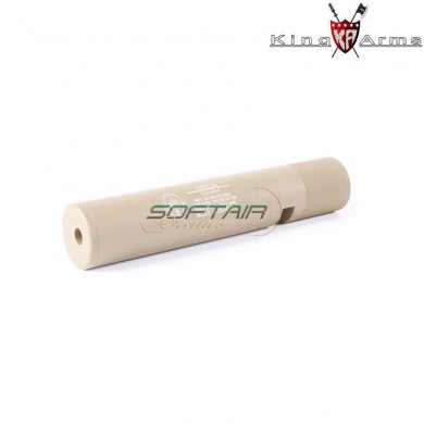 Silenziatore Tracciante Qd Mock Dark Earth Us Socom King Arms (ka-sil-83-02-de)