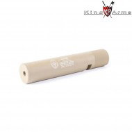 Tracer Silencer Qd Mock Dark Earth Us Socom King Arms (ka-sil-83-02-de)
