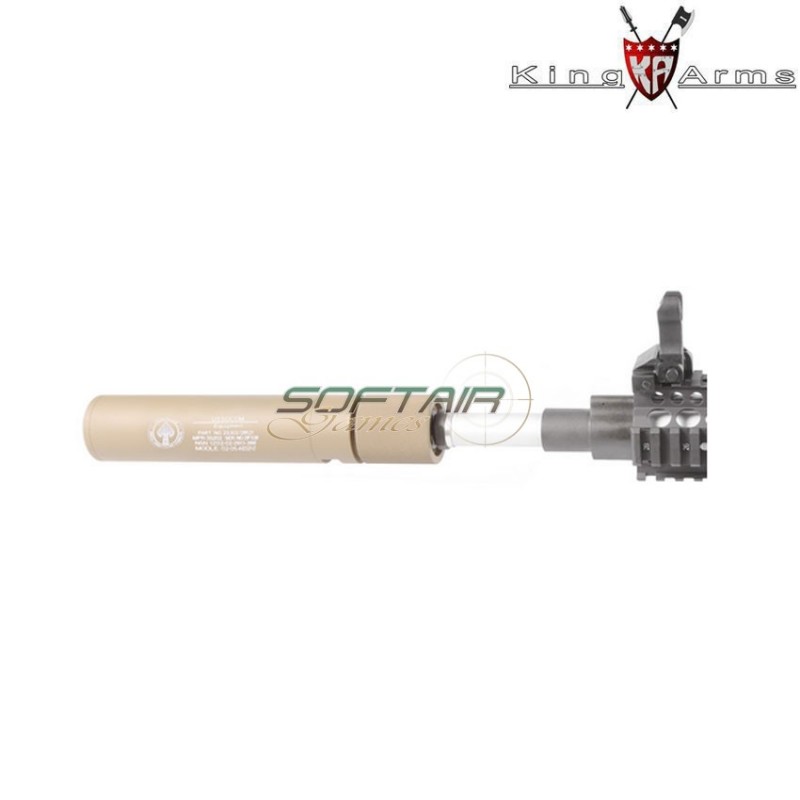 Tracer Silencer Qd Mock Dark Earth Us Socom King Arms (ka-sil-83-02-de)