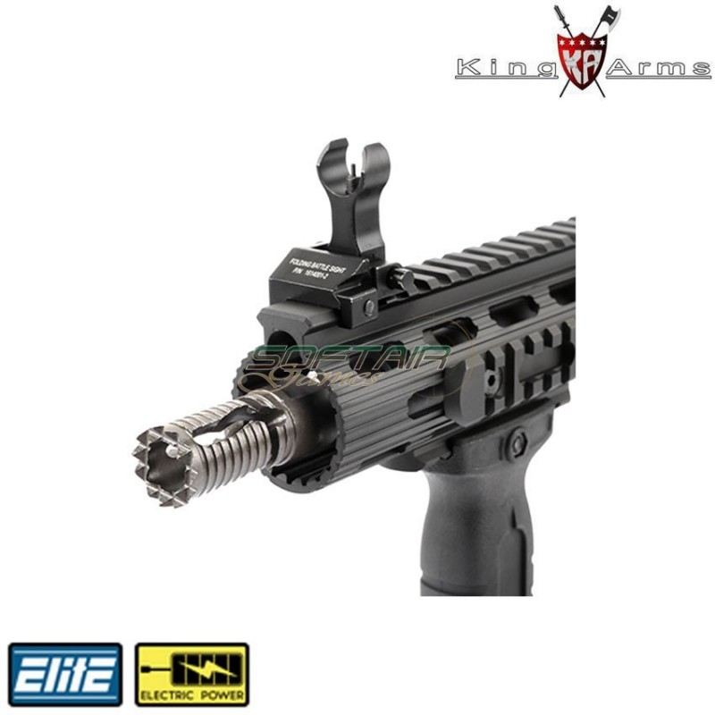 Electric Rifle Tws Alpha Cqb Aeg Black King Arms (ka-ag-157)