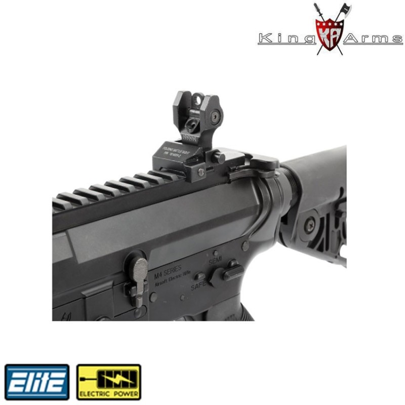 Electric Rifle Tws Alpha Cqb Aeg Black King Arms (ka-ag-157)
