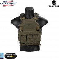 Low Profile 420 Vest Carrier Blue Label Ranger Green® Genuine Usa Emerson (emb7362rg)