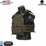 Low Profile 420 Vest Carrier Blue Label Ranger Green® Genuine Usa Emerson (emb7362rg)