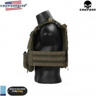 Low Profile 420 Vest Carrier Blue Label Ranger Green® Genuine Usa Emerson (emb7362rg)
