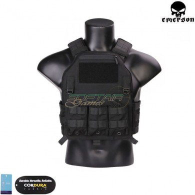 Low Profile 420 Vest Carrier Black Emerson (em7362bk)