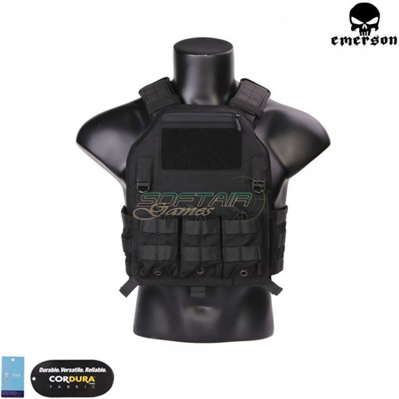 Low Profile 420 Vest Carrier Black Emerson (em7362bk)