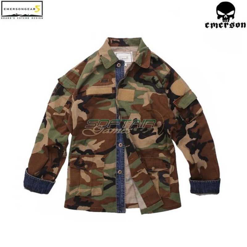 Giacca Bdu Vintage Style Woodland Uomo Emerson (ems6870)