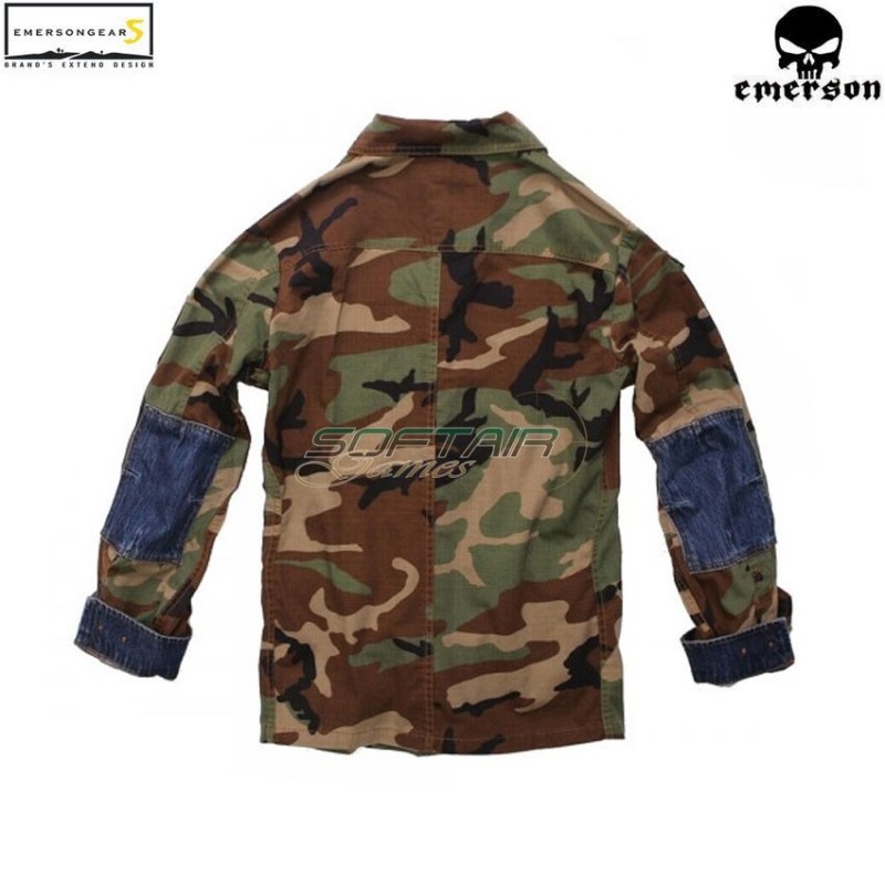 Giacca Bdu Vintage Style Woodland Uomo Emerson (ems6870)
