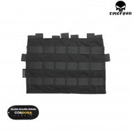 Velcro Molle System Panel Black For Avs/jpc 2.0 Emerson (em9288bk)