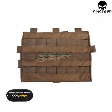Velcro Molle System Panel Coyote Brown For Avs/jpc 2.0 Emerson (em9288cb)