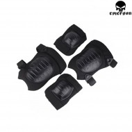Set Ginocchiere & Gomitiere Black Military Type Emerson (em7065)