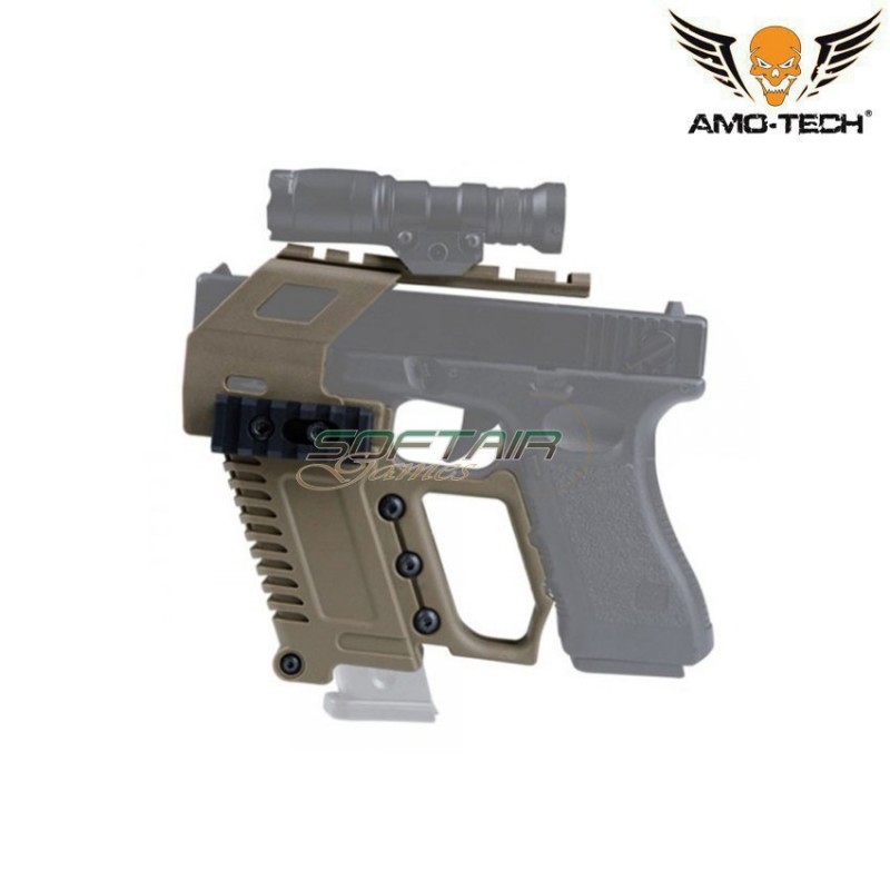 Carbine Kit Kriss Type 2 For Pistol Glock 17/18/19 Dark Earth Amo-tech® (amt-wo-gb48-de)