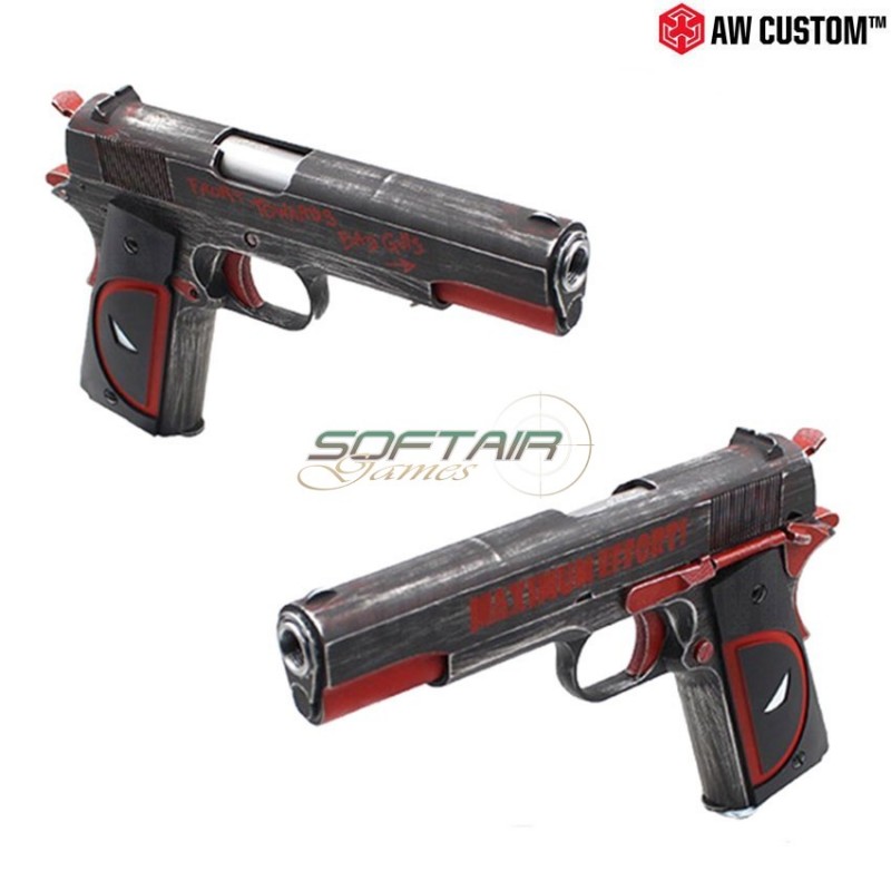 Pistola A Gas "μολων Λαβε Deadpool" 1911 Scarrellante Armorer Works (aw-110763)