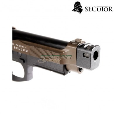 Pistola A Co2 Bellum V M9 Custom Bronze/black Secutor (sr-110797)