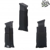 Single Elastic Pistol Magazines Pouch Black Frog Industries® (fi-019538-bk)