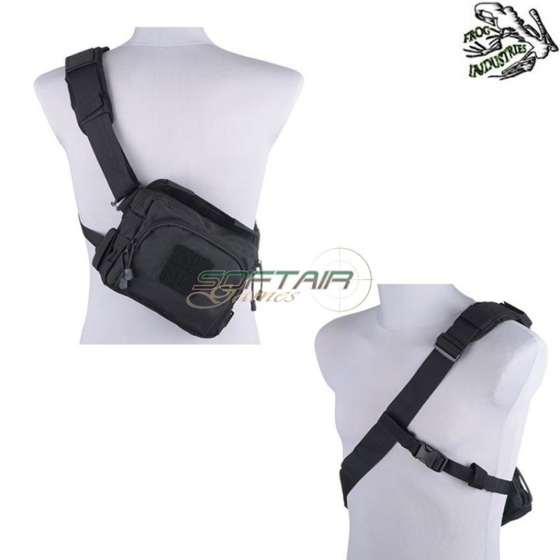 Borsa Multifunction Messenger Black Frog Industries® (fi-018388-bk)