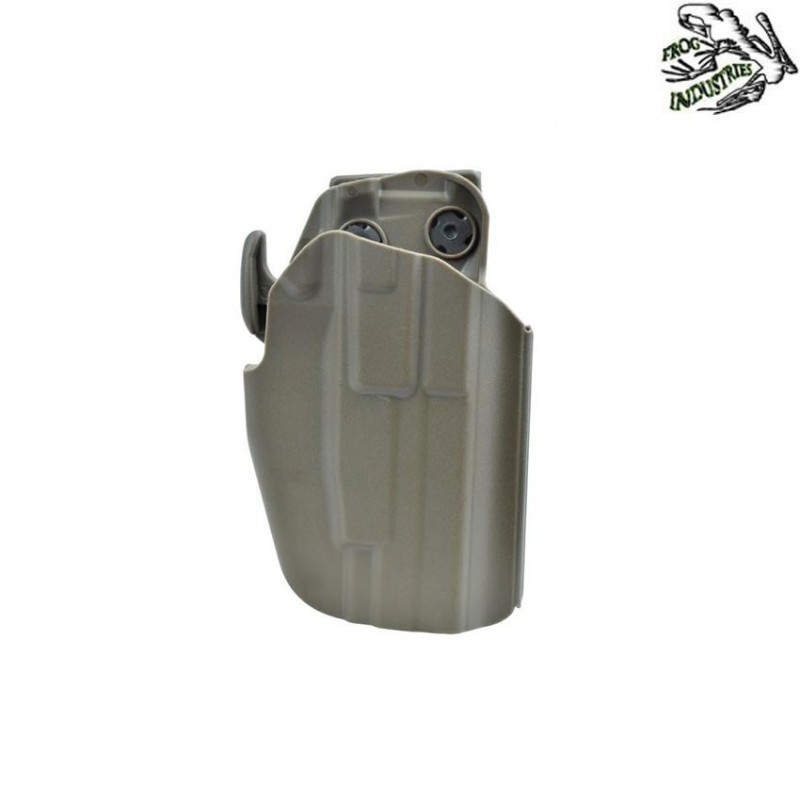Fondina Destra Rigida Tattica Coyote 5x79 Universale Small Type Frog Industries® (fi-wo-gb34t-cb)