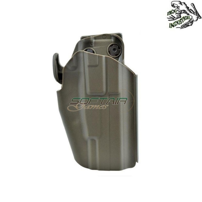 Fondina Destra Rigida Tattica Coyote 5x79 Universale Large Type Frog Industries® (fi-wo-gb35t-cb)