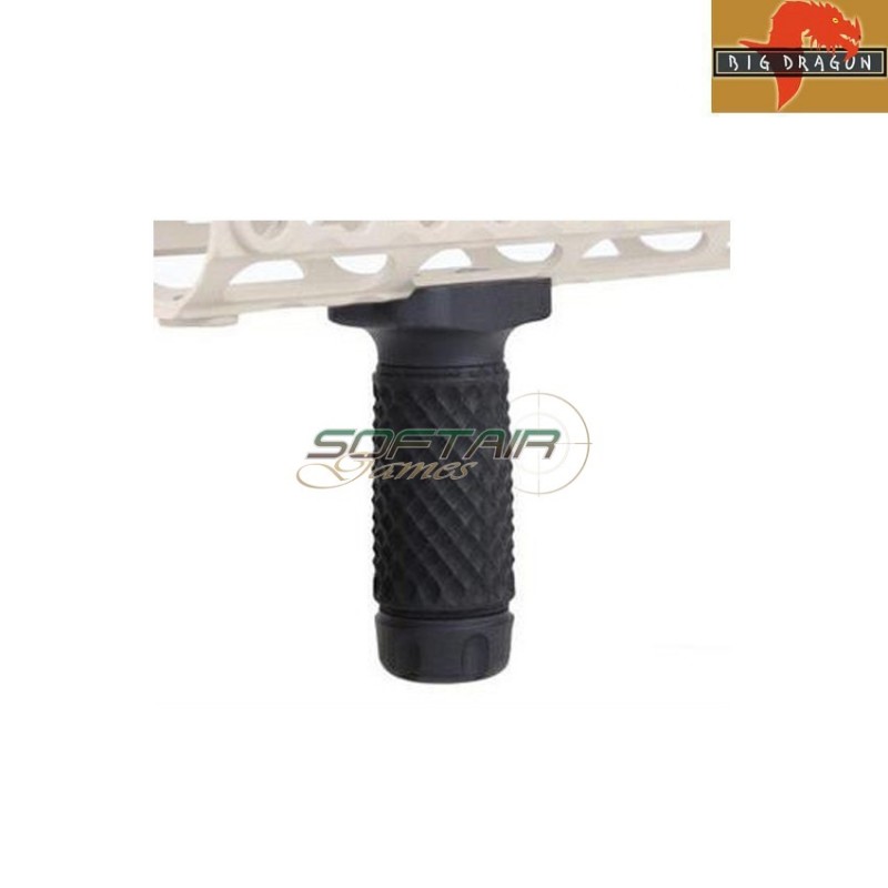 Grip Short Golfball For Keymod System Black & Black Big Dragon (bd9000)