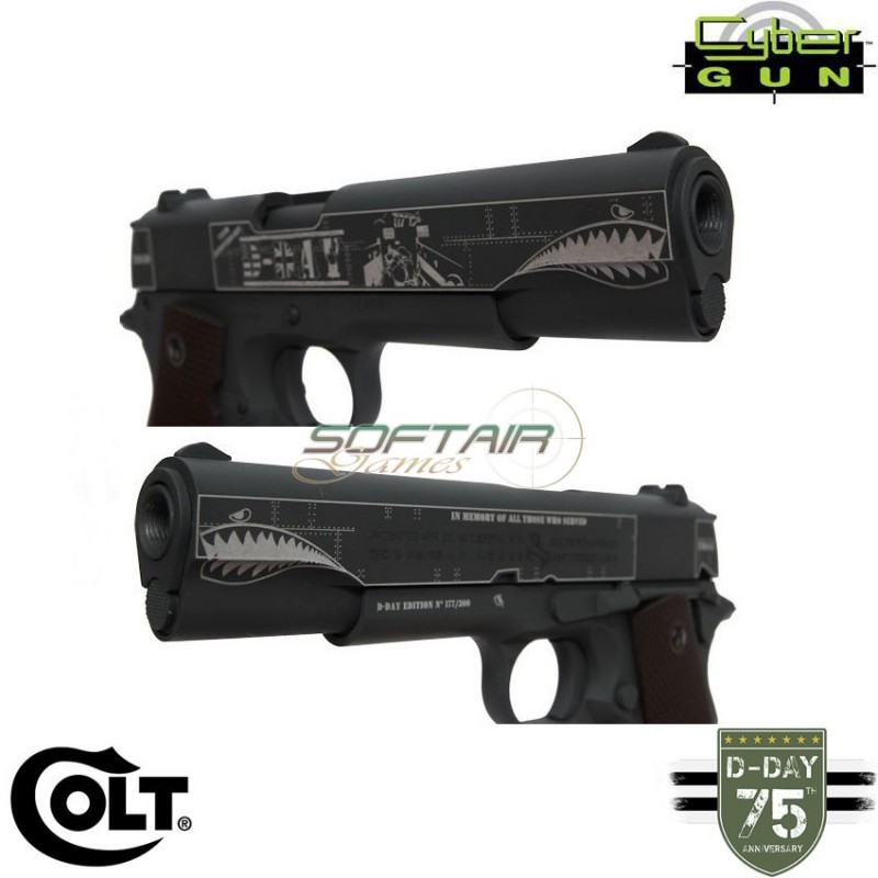 Co2 Pistol Colt 1911 75th D-day Anniversary Cybergun (180575)