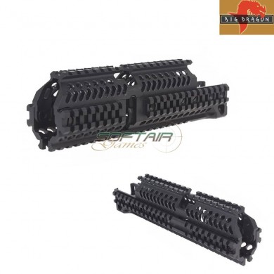 Handguard Complete Full Ris For Ak47 Black Big Dragon (bd9263)