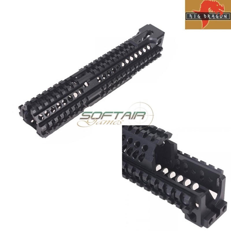 Handguard Complete Full Ris For Ak47 Black Big Dragon (bd9263)