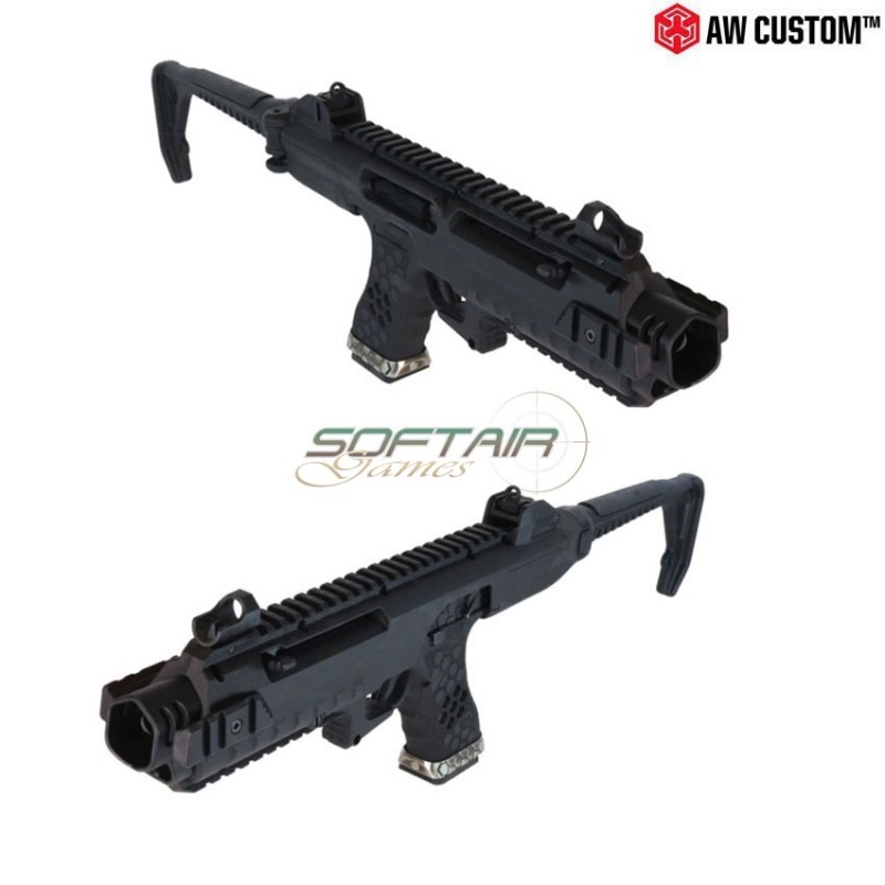 Tactical Conversion Kit & Gas Pistol G18 Hex Custom Black Armorer Works (aw-211787)