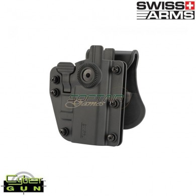 Holster Adapt-x Cqc Universal Ambidextrous Black Swiss Arms (603659)