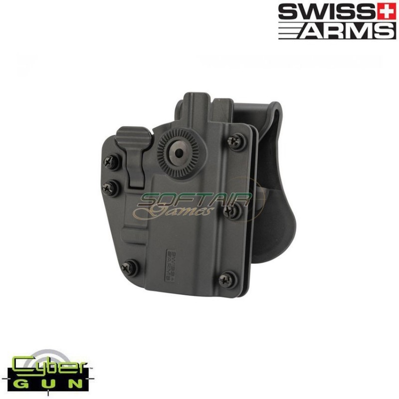 Holster Adapt-x Cqc Universal Ambidextrous Black Swiss Arms (603659)