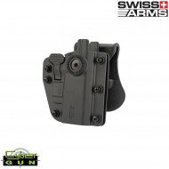 Holster Adapt-x Cqc Universal Ambidextrous Black Swiss Arms (603659)
