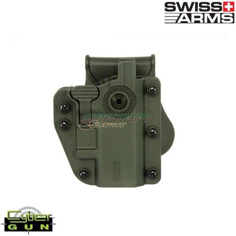 Holster Adapt-x Cqc Universal Ambidextrous Od Green Swiss Arms (603672)